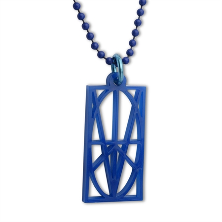 Picture of Women's Blue Acrylic Pendant